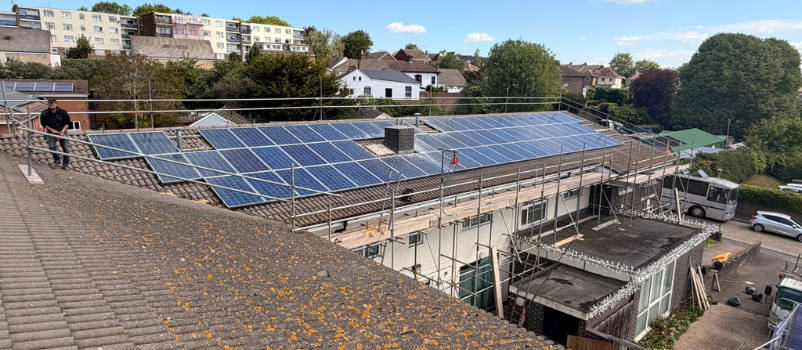 Solar Panel Scaffolding in Kent & the South East